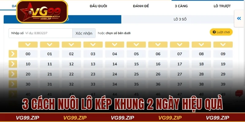 Bật mí cách nuôi lô kép khung 2 ngày chắc ăn trúng đậm 4 3 cách nuôi lô kép khung 2 ngày hiệu quả