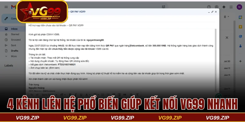 Liên hệ VG99 giải quyết mọi vấn đề chỉ trong 30 giây 2 4 kênh liên hệ phổ biến giúp kết nối nhà cái nhanh nhất