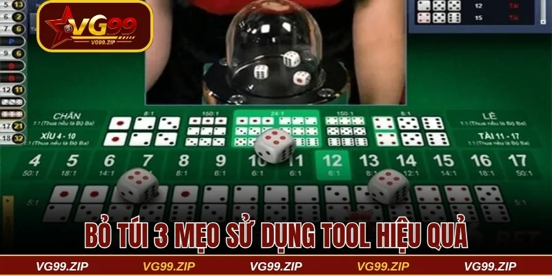Cách sử dụng tool tài xỉu VG99 dự đoán kết quả chuẩn xác 4 Bỏ túi 3 mẹo sử dụng tool hiệu quả