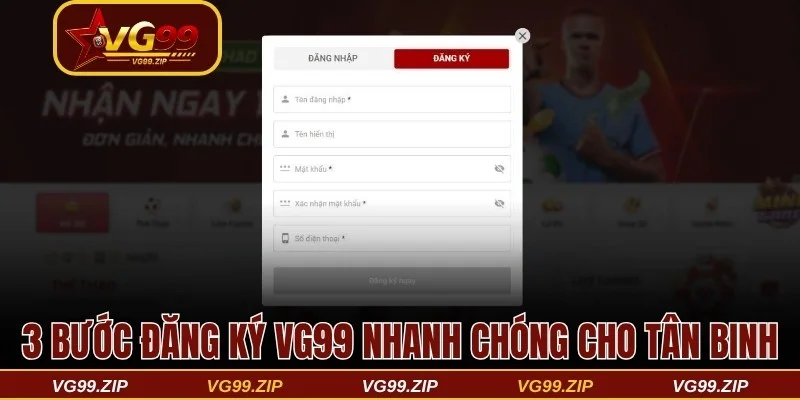 Đăng ký VG99